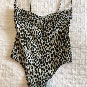 Motel/PrincessPoly Cheetah print body suit